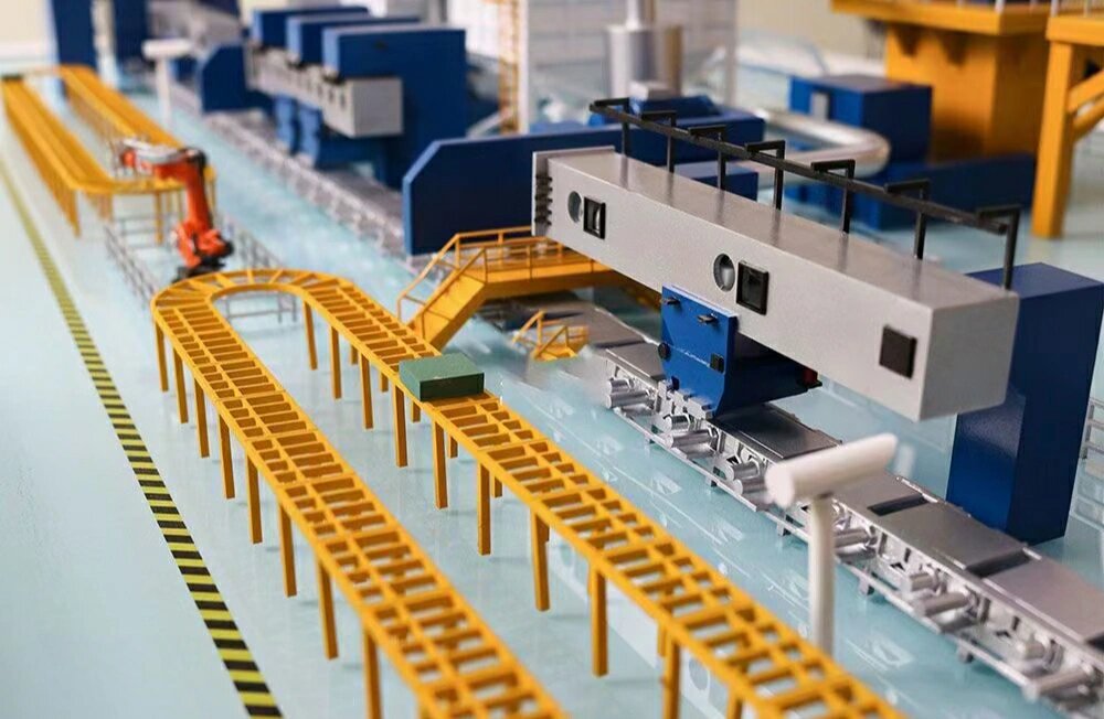 智慧工厂沙盘模型 制造业数字化转型的可视化解决方案